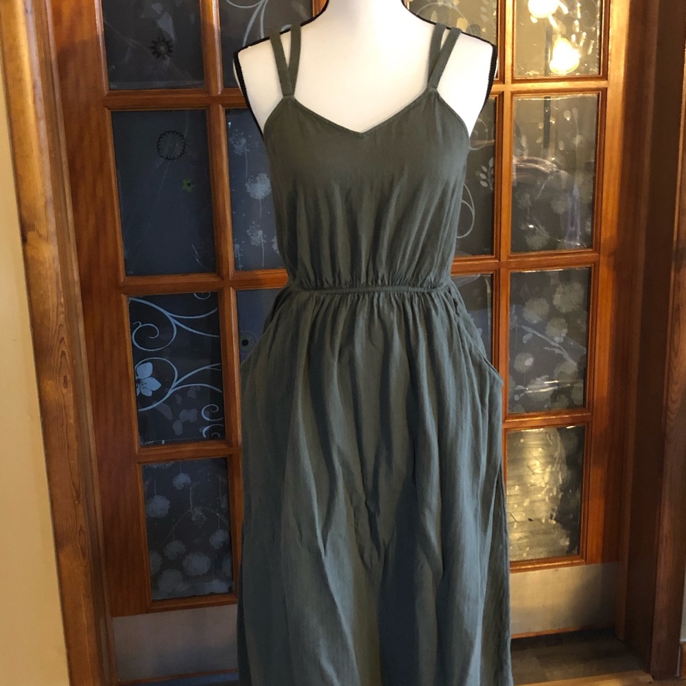 Army green dress SZ S